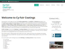 Tablet Screenshot of cy-faircoatings.com